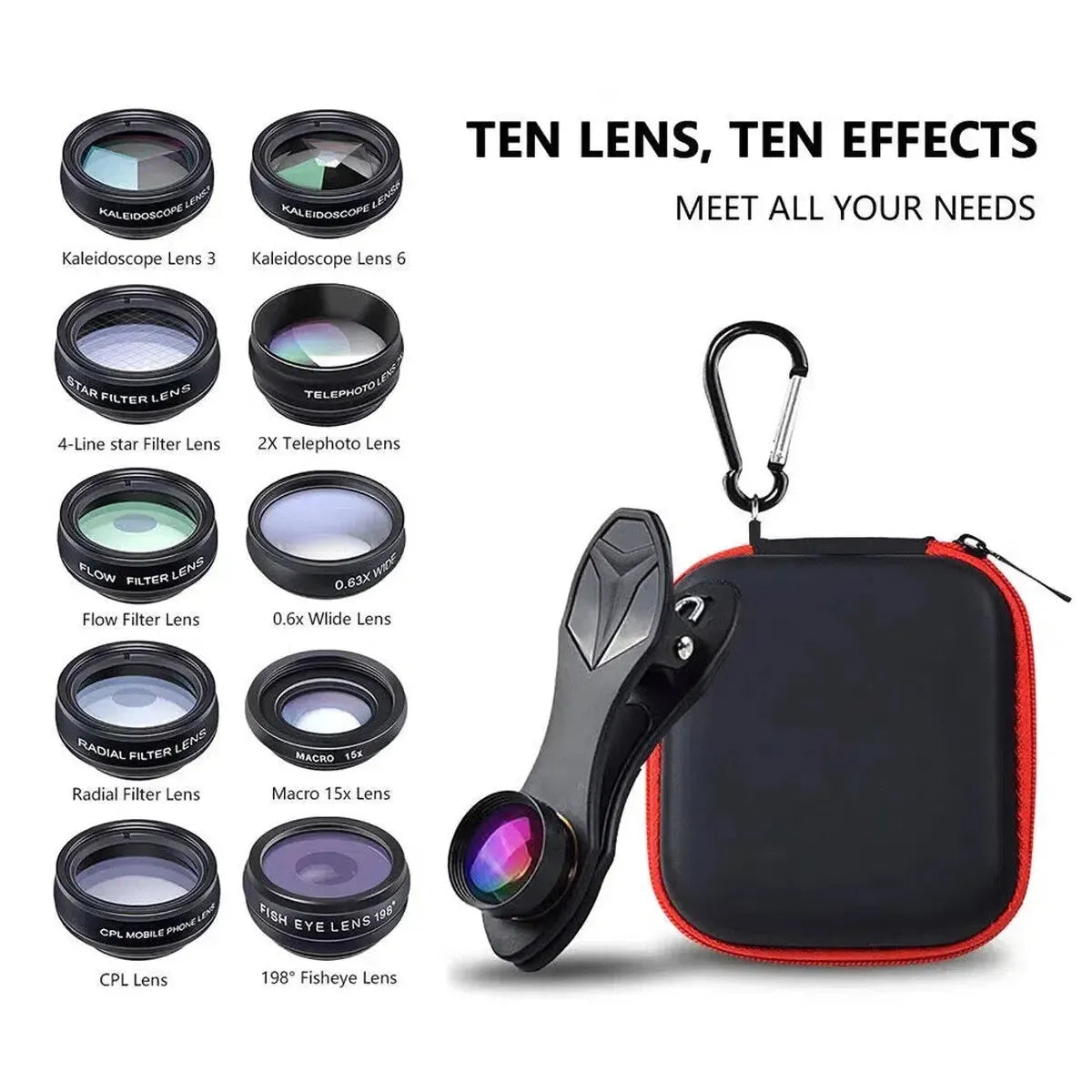 10-IN-1 PHONE LENS KIT
