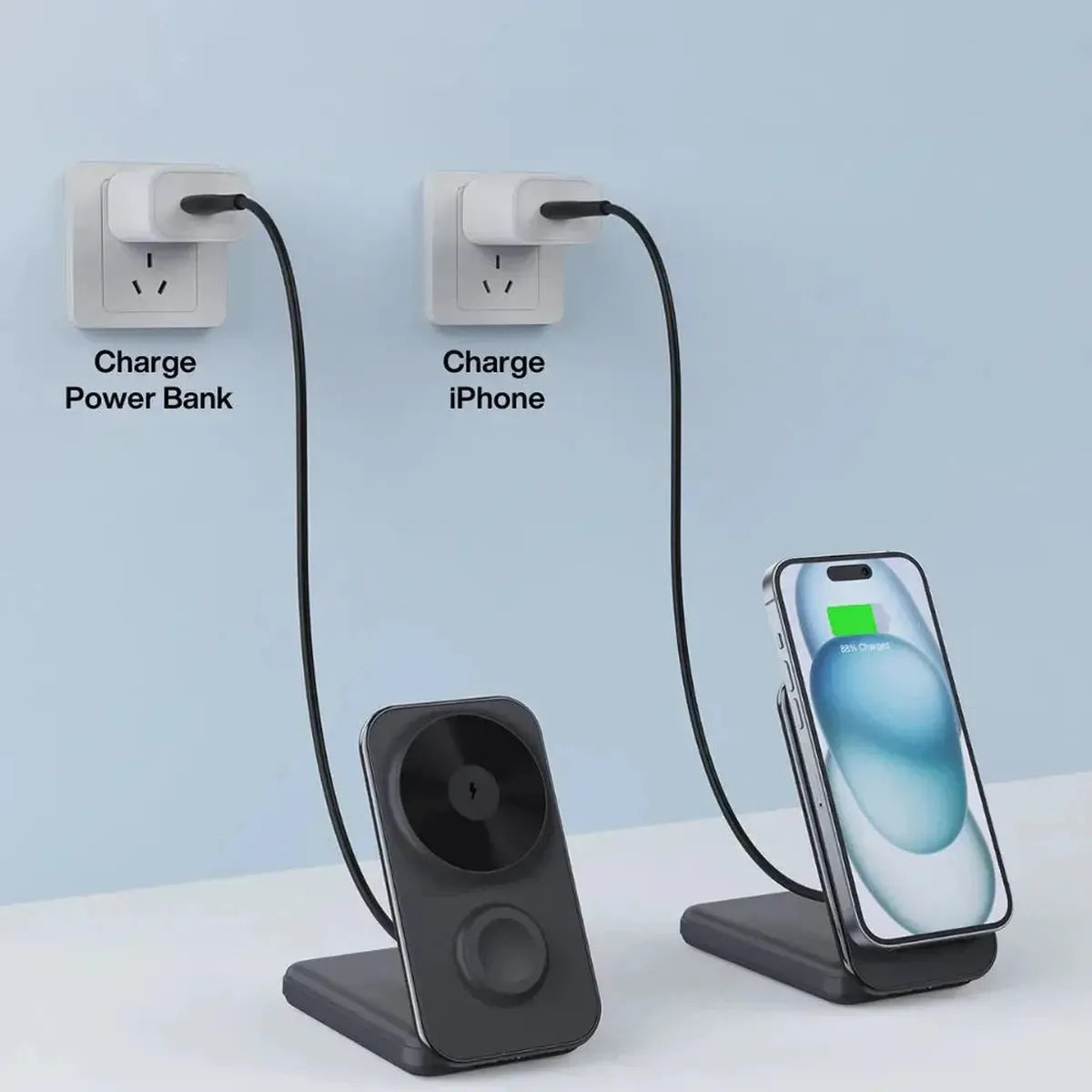 3-IN-1 POWER BANK WITH CHARGING CABLES