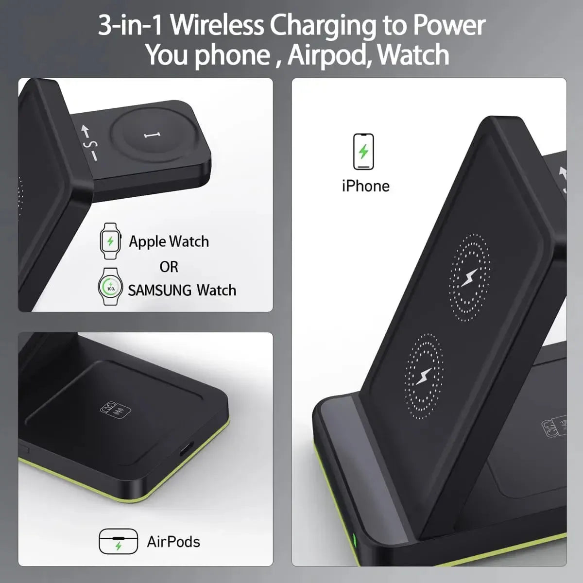 3-IN-1 WIRELESS CHARGER