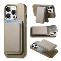 Caseles Full-Grain Leather iPhone Case with Card Holder, MagSafe Ready, Metal Buttons & Camera Bump Frame,Adrian at Caseles-iPhone 16 Pro Max, Andrew-Teal
