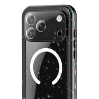 Buy IP68 Waterproof Phone Case, Support Magsafe, Built in Screen Protector, Full Body Heavy Duty Shockproof,Aiden at Caseles-iPhone 17 Pro Max, Black