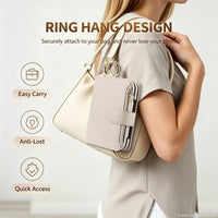 Buy Crossbody Wallet Case with Card Slots, Zipper Pocket & RFID Protection for iPhone Duo - CALLA at Caseles-iPhone Duo, Bronze