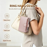Buy Crossbody Wallet Case with Card Slots, Zipper Pocket & RFID Protection for iPhone Duo - CALLA at Caseles-iPhone Duo, Bronze
