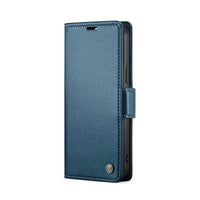 Buy Premium PU Leather Multi-Function Flip iPhone Case with Card Slots, Wallet Pocket, Kickstand, and Full-Body Protection, ARIA at Caseles-iPhone 17 Pro Max, Aria-Green