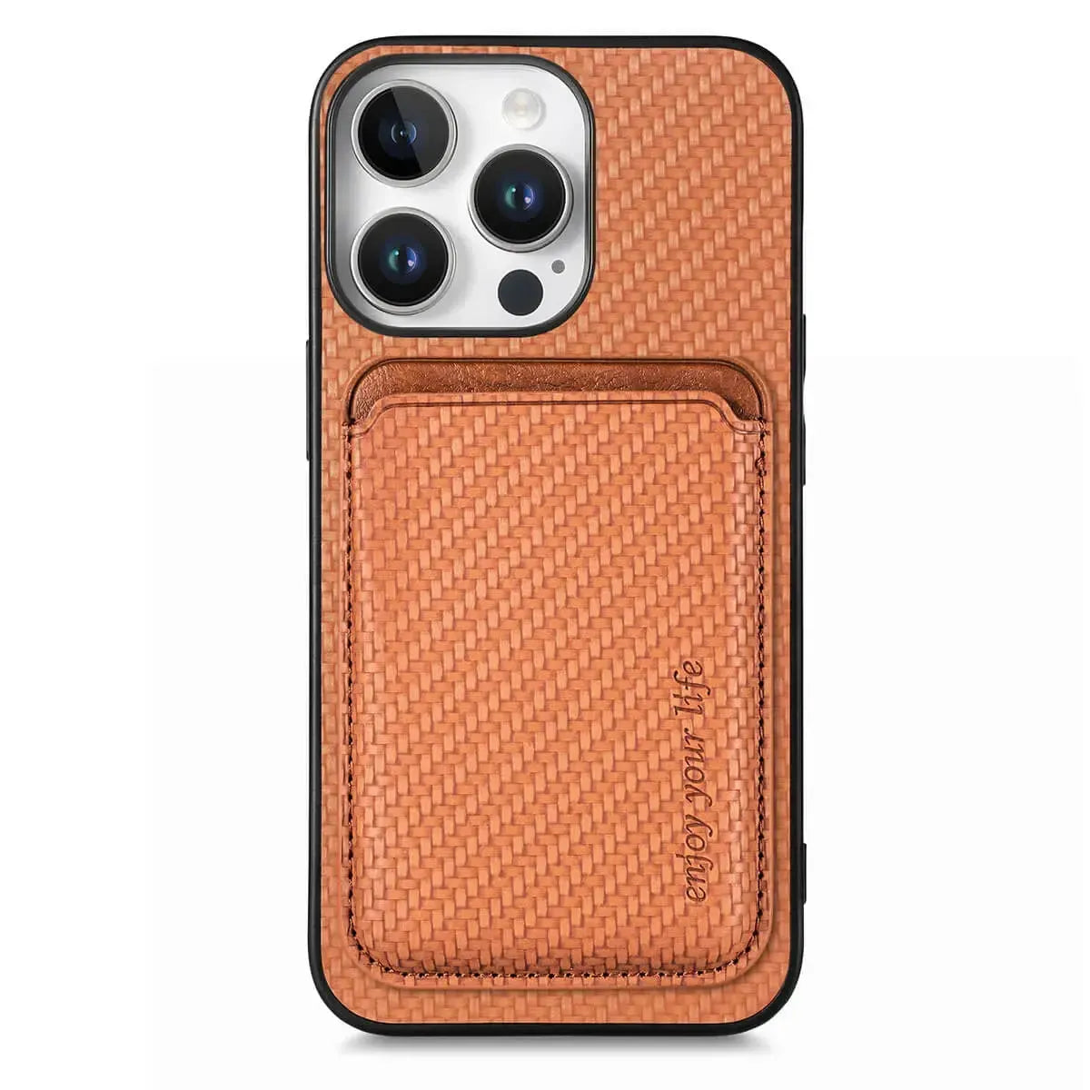 Buy Luxury Leather iPhone Wallet Case with Magnetic Closure & Card Slot - Ashton at Caseles-iPhone 16 Pro Max, Bronze