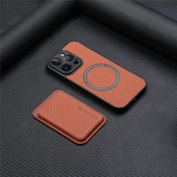 Buy Luxury Leather iPhone Wallet Case with Magnetic Closure & Card Slot - Ashton at Caseles-iPhone 16 Pro Max, Black