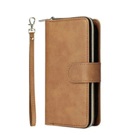 Buy Classic Wallet Phone Case, 9 Card Slots, Premium Leather, Credit Card Holder, Shockproof Case , BALDER at Caseles-iPhone 17 Pro Max, Balder-Black
