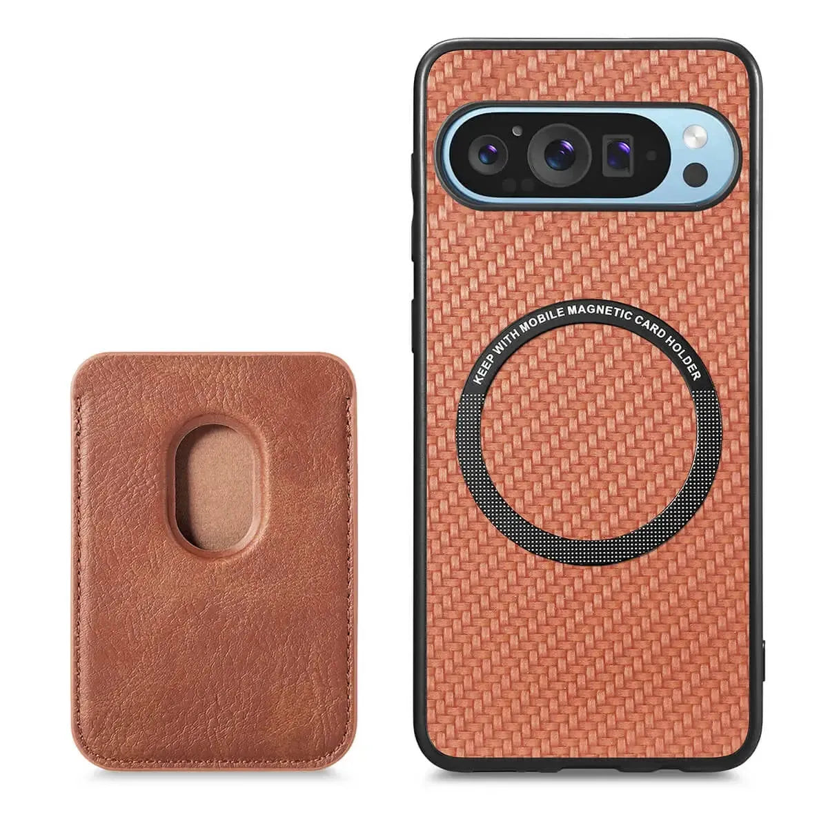 Buy Luxury Leather Google Pixel Wallet Case with Magnetic Closure & Card Slot - Beckett at Caseles-Google Pixel 9 Pro XL, Black