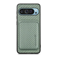 Buy Luxury Leather Google Pixel Wallet Case with Magnetic Closure & Card Slot - Beckett at Caseles-Google Pixel 9 Pro XL, Green