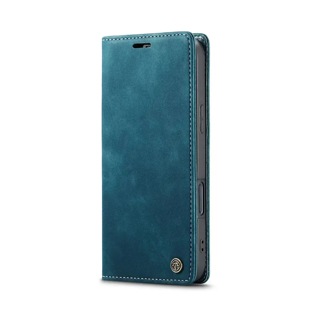 Buy Magnetic Flip Leather Card Wallet Case for iPhone, Kickstand & Drop Protection, BROOKS at Caseles-iPhone 17 Pro Max, BJM-Coffee