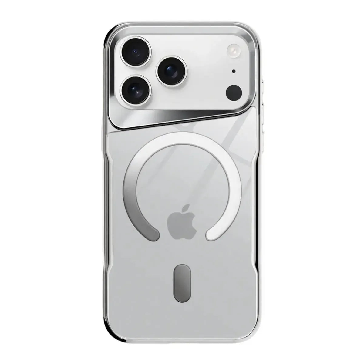 Buy Metal Corner Bumper iPhone Case, Frameless Lens Protector, EdgeGuard Protective Cover - Owen at Caseles-iPhone 17 Pro Max, Orange