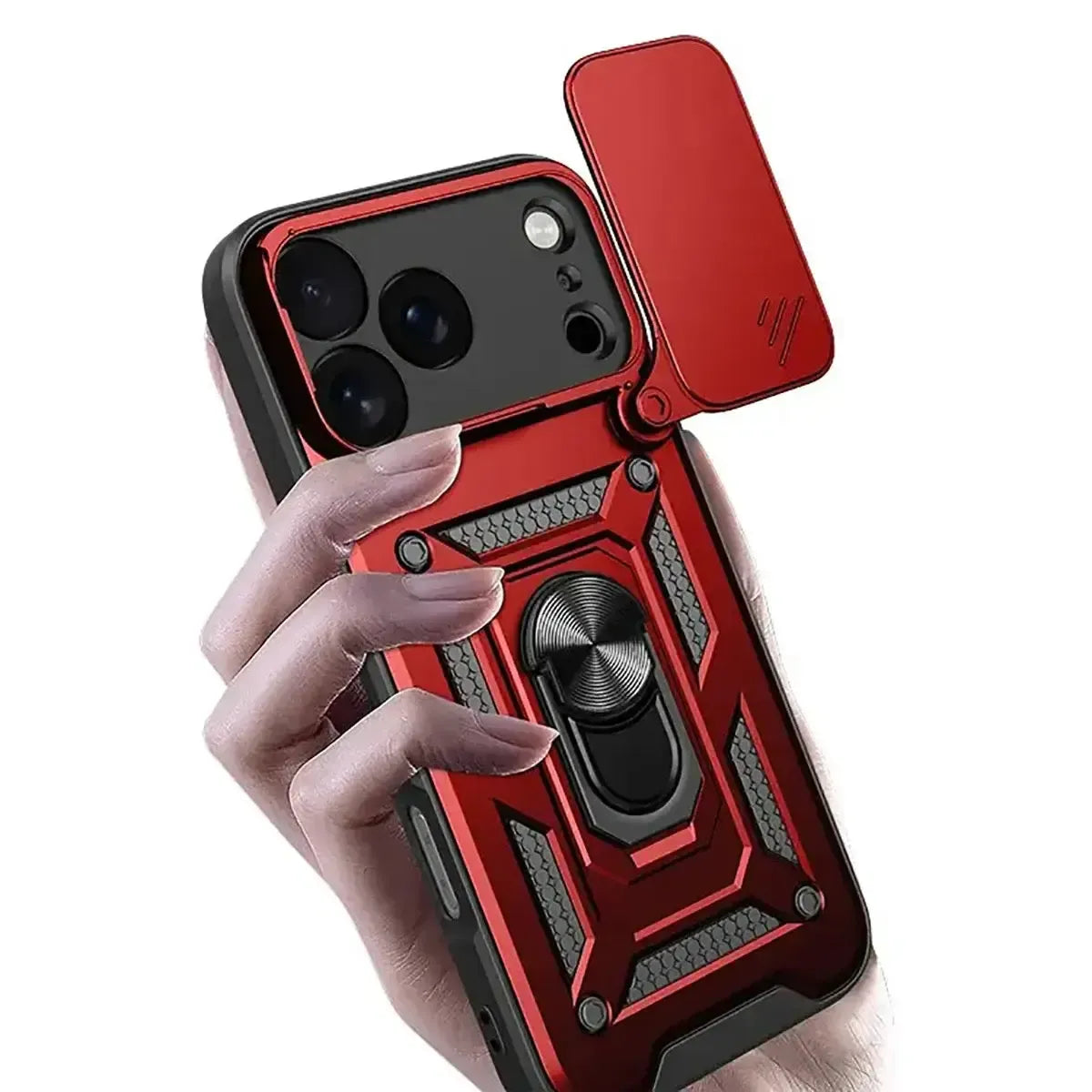 Buy Metal iPhone Case, with Built in Screen Protector, FullBody Protective Shockproof Heavy Duty Rugged Defender Cover,Callum at Caseles-iPhone 17 Pro Max, Callum-Black