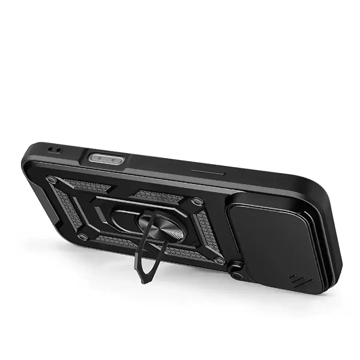 Buy Metal iPhone Case, with Built in Screen Protector, FullBody Protective Shockproof Heavy Duty Rugged Defender Cover,Callum at Caseles-iPhone 17 Pro Max, Callum-Black