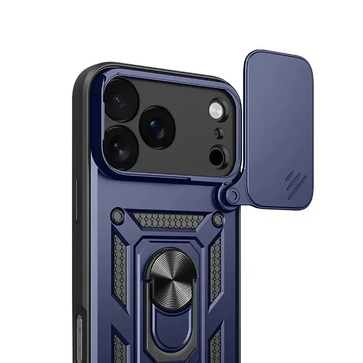 Buy Metal iPhone Case, with Built in Screen Protector, FullBody Protective Shockproof Heavy Duty Rugged Defender Cover,Callum at Caseles-iPhone 17 Pro Max, Callum-Black