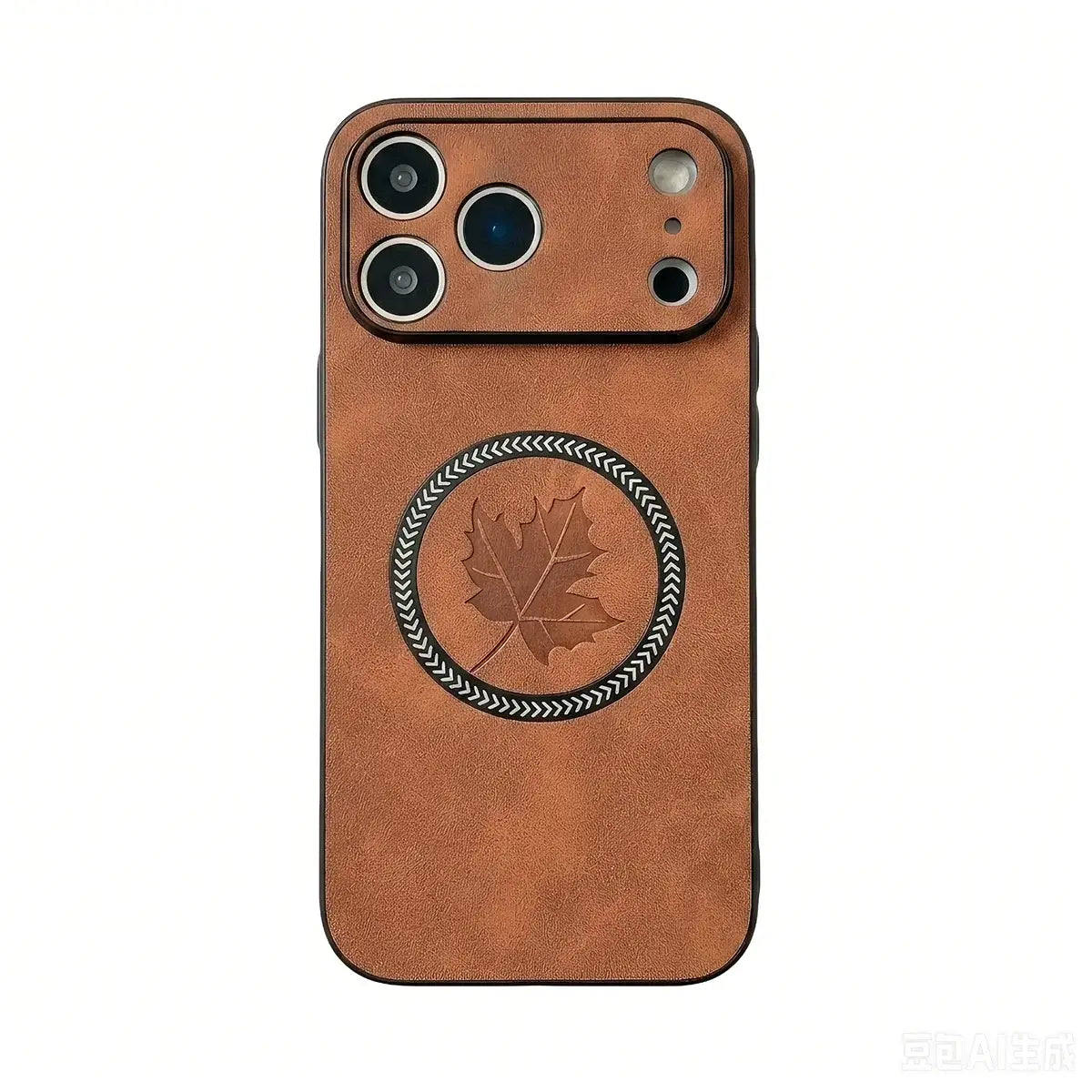 Buy MagSafe-compatible Canadian Maple Leaf Case with 8ft Drop Protection,Canuck at Caseles-iPhone 17 Pro Max, Brown