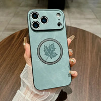 Buy MagSafe-compatible Canadian Maple Leaf Case with 8ft Drop Protection,Canuck at Caseles-iPhone 17 Pro Max, Light Blue
