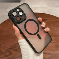 Buy MagSafe Matte Surface Ultra Protective iPhone Case - MagSafe Case - iPhone at Caseles-Black, iPhone 16 Pro Max