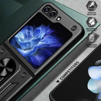 Buy Metal Heavy Duty Rugged Defender Cover For Pixel, with Built in Screen Protector, FullBody Protective Shockproof Heavy Duty Rugged Defender Cover,Colm at Caseles-Samsung Galaxy Z Fold 7, Black