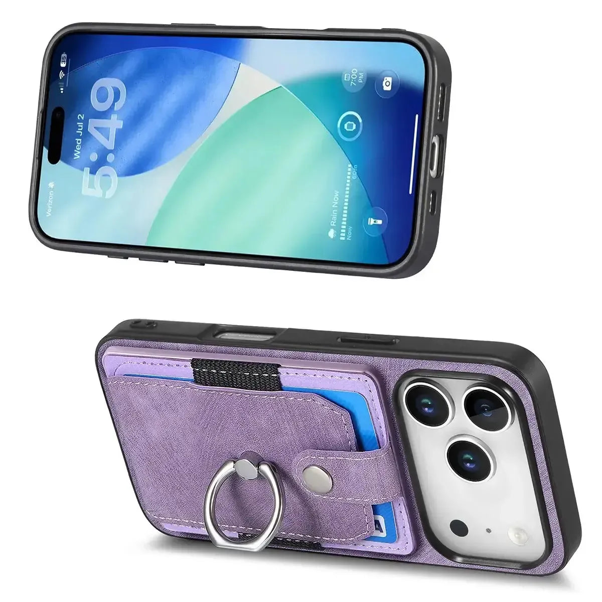 Buy Flip Case for Flip Case for Samsung Galaxy A, Wallet Case with Card Holder, Kickstand, Slim Protective Cover,DYLAN at Caseles-iPhone 17 Pro Max, Black
