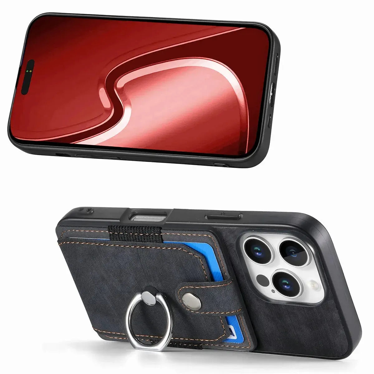 Buy Flip Case for Flip Case for Samsung Galaxy A, Wallet Case with Card Holder, Kickstand, Slim Protective Cover,DYLAN at Caseles-iPhone 17 Pro Max, Black
