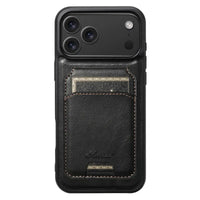Buy Full Coverage Protection, Leather Phone case, Phone Stander, Card Holder Wallet Case,Francis at Caseles-iPhone 17 Pro Max, Francis-Coffee