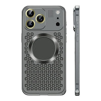 Buy Aluminum Alloy Case,360° Border Coverage,Super Magnetic Attraction,Metal case,iPhone Case,Hector at Caseles-iPhone 17 Pro Max, Black