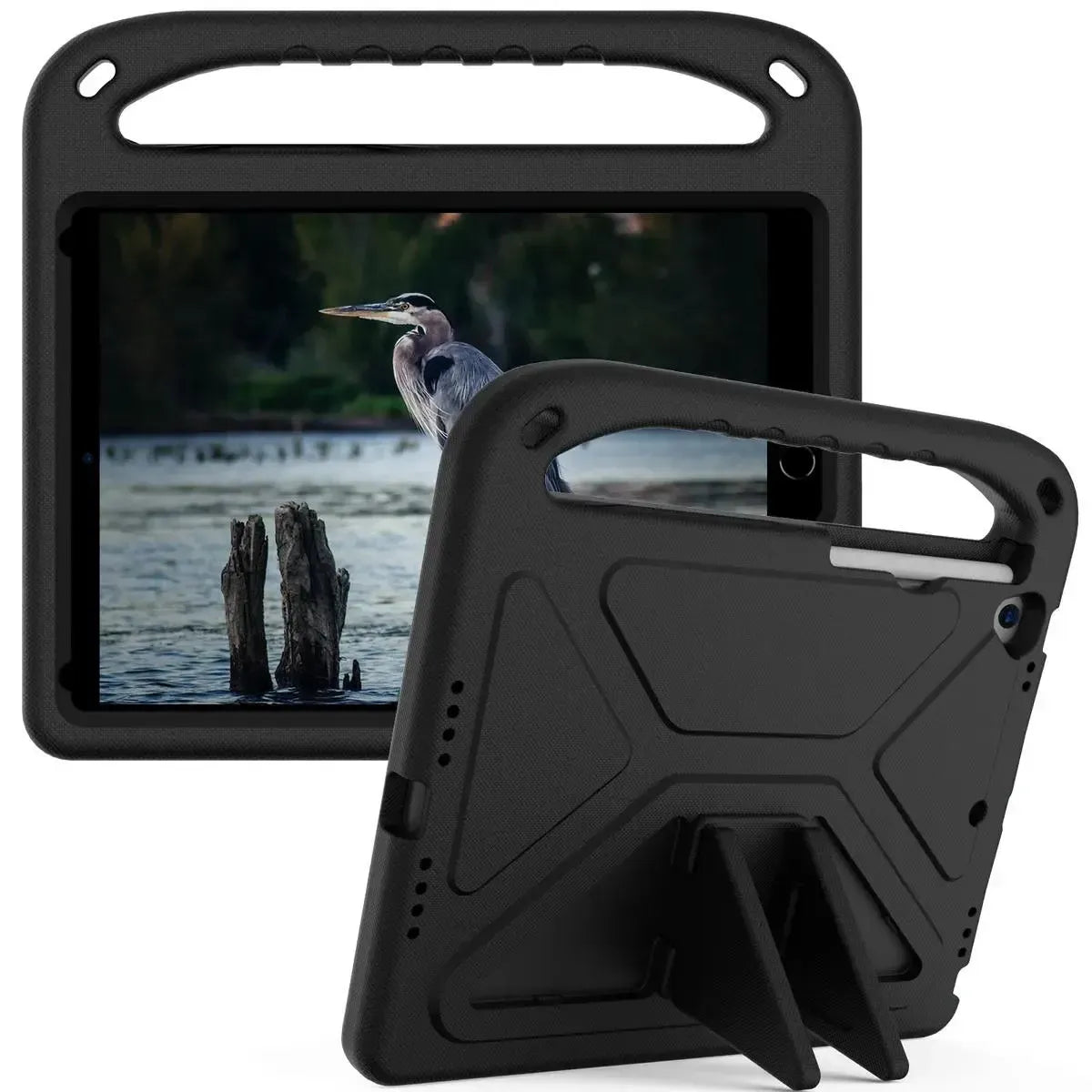 Buy iPad Case for Kids Easy Grab, Multicolor, Wipeable & Worry-Free: Messes Slide Right Off This Super Parent Sidekick - iPad Case for Kids Easy Grab at Caseles-iPad Air 11 (2025 11 inch), Black