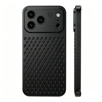 Buy Original Premium Aluminum Alloy Carbon fiber back Cover Metal Light Sturdy Shockproof Protective Case with Camera Lens Protector Film for iPhone,James at Caseles-iPhone 18 Pro Max, Black