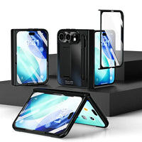 Buy Heavy-Duty Case with Integrated Stylus Slot, Metal CD Camera Ring, Built-In Stand & 360° Drop Defense - KILO at Caseles-iPhone Ultra, Gold