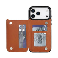 Buy Wallet Phone Case, Credit Card Holders, Magnetic Closure & Premium Leather, Kickstand, Shockproof Cover,Laura at Caseles-iPhone 17 Pro Max, Laura-Black