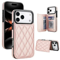 Buy Wallet Phone Case, Credit Card Holders, Magnetic Closure & Premium Leather, Kickstand, Shockproof Cover,Laura at Caseles-iPhone 17 Pro Max, Lauren-Purple