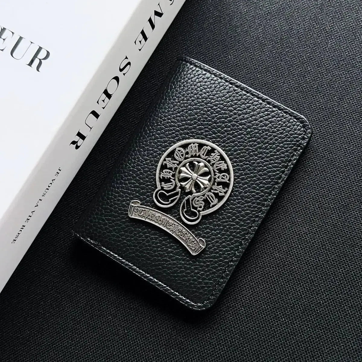 LEATHER EMBOSSED WALLET