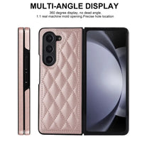 Buy Slim PU Leather Case for Galaxy Z Fold, Lightweight Shockproof Hard Cover, Minimalist Business Style , LYNE at Caseles-Samsung Galaxy Z Fold 7, Black