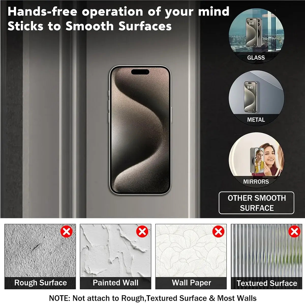 MAGNETIC SUCK-UP GRIP & MOUNT