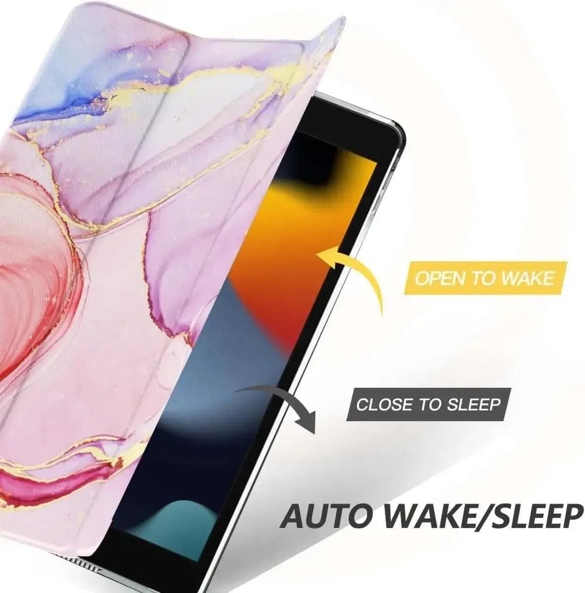 MARBLE PAINTED IPAD CASE