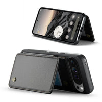 Buy Leather Flip Folio Phone Wallet Case, Magnetic Snap & RFID Blocking Card Slots, Kickstand Shockproof Protective Cover - NASHUA at Caseles-Google Pixel 10 Pro XL, Nash-Black