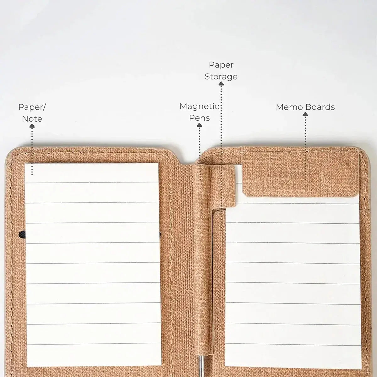 NOTE SNAP MAGNETIC WALLET