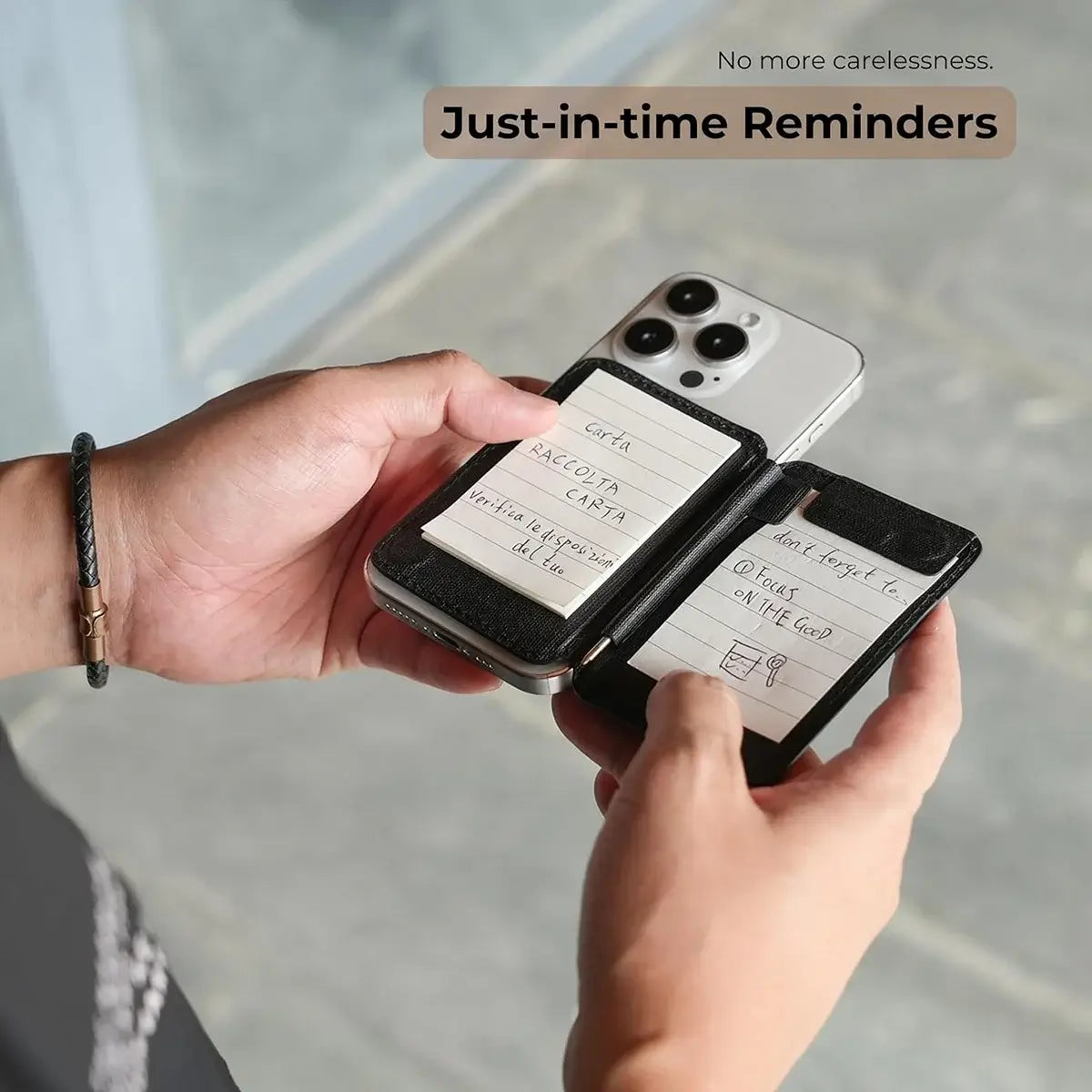 NOTE SNAP MAGNETIC WALLET