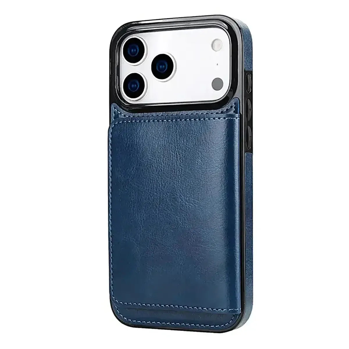 Buy Classic Magnetic Wallet Phone Case, Credit Card Holder, Dual Layer, Lightweight, Slim Leather, Magnetic Protective Case - RAYNE at Caseles-iPhone 17 Pro Max, Rayne-Purple