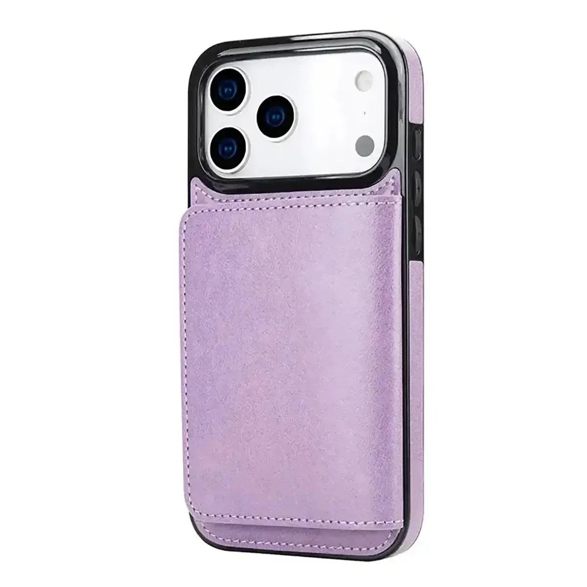 Buy Classic Magnetic Wallet Phone Case, Credit Card Holder, Dual Layer, Lightweight, Slim Leather, Magnetic Protective Case - RAYNE at Caseles-iPhone 17 Pro Max, Rayne-Purple