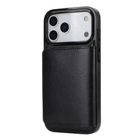 Buy Classic Magnetic Wallet Phone Case, Credit Card Holder, Dual Layer, Lightweight, Slim Leather, Magnetic Protective Case - RAYNE at Caseles-iPhone 17 Pro Max, Rayne-Purple