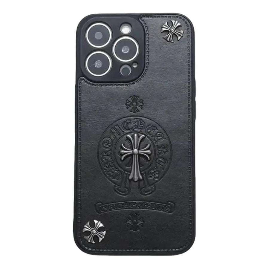 Buy Chrome Hearts Style Phone Case for iPhone, Thickened Anti-fall Phone Case - Simon at Caseles-iPhone 16 Pro Max, Style 1