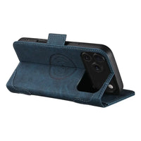 Buy Premium Magnetic Leather Wallet Case for iPhone, RFID Blocking Card Holder & Kickstand, Magsafe Compatible Slim Flip Cover - SUTTON at Caseles-iPhone 17 Pro Max, Brown
