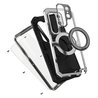 Buy 360° Rotating Magnetic Kickstand Case, Galaxy S26 Full-Body Armor, Integrated Lens Guard & Wireless Charging - TITAN at Caseles-Samsung Galaxy S26 Ultra, Black