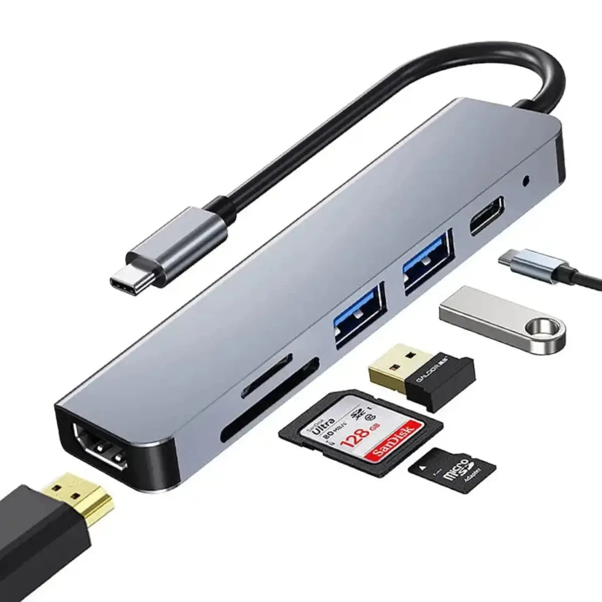 6-IN-1 USB C HUB